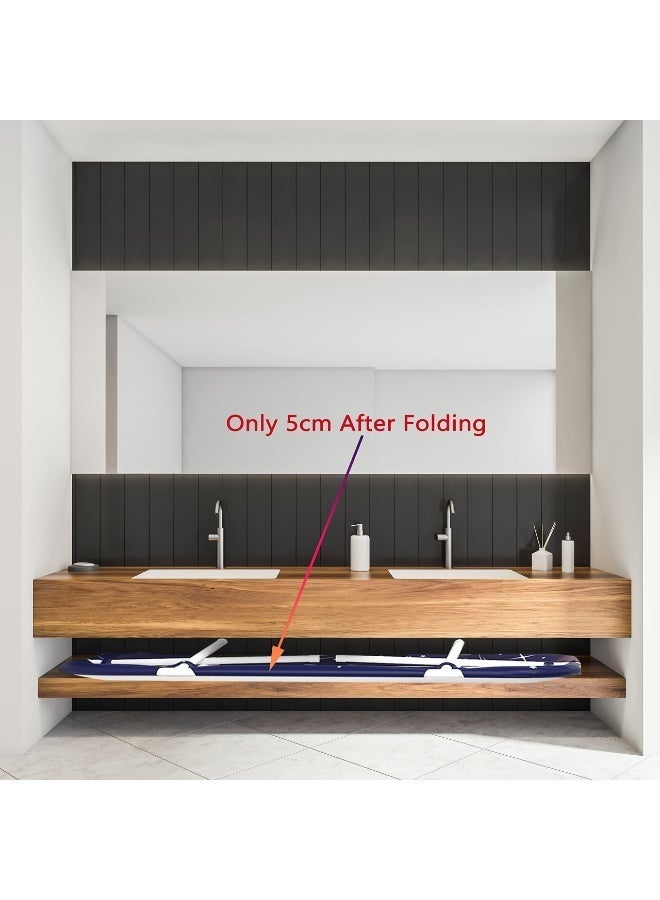 Jourvent 140cm/120cm Waterproof Large Portable Foldable Layer Bathtub and Family SPA Soaking Tub Barrel, Household Shower Bathtub with water-filled seat cushion *1, inflatable backrest *1, drain pipe *1, air pump *1, storage bag *1 - Image 5